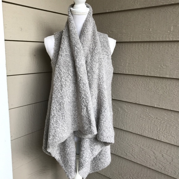 Joie Sweaters - Soft Joie Grey Cardigan Vest